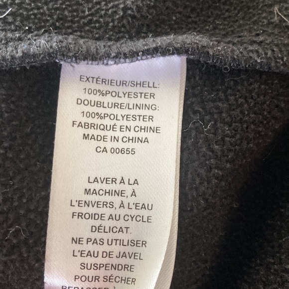 Black Reitmans hooded jacket with fleece lining size large - Picture 9 of 10